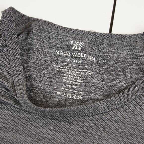 Mack Weldon Airknitx Long Sleeve Heather Gray Performance Shirt Mens Sz XL - Picture 6 of 6